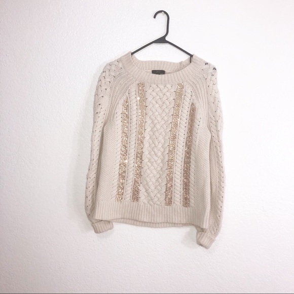 Sweaters - J. CREW CABLE KNIT SWEATER